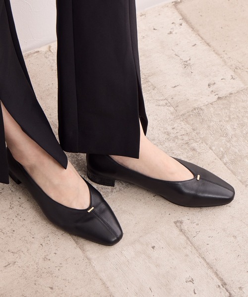 くまたろうHIMIKO 本革 ゴールドメタルパンプス25.5cm HIMIKO パンプス 「HIMIKO」「ZOZOTOWN限定デザイン」「本革」ゴールド