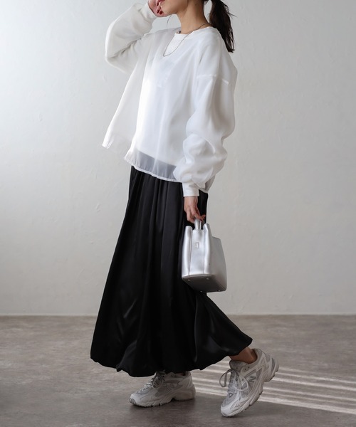 【SATUR】★ボンボヤージュスウェット★ MUSINSA公式 | SATUR Bon Voyage Buckle Fleece Sweatshirt Cream