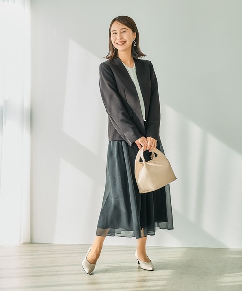 スカート Shimapu CHIC STYLE スカート Aラインナローマキシスカート(脇丈91cm