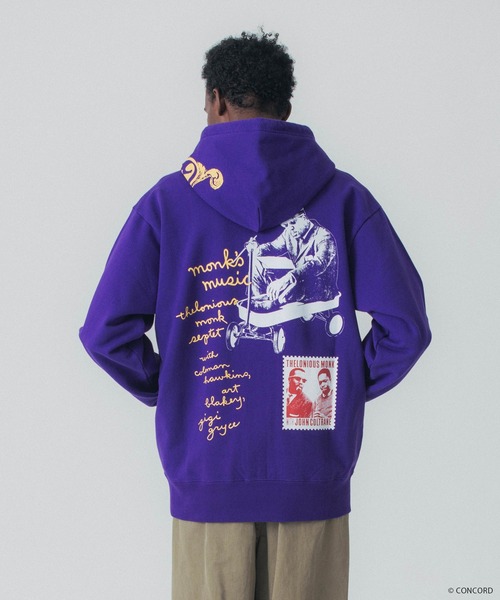 SILAS（サイラス） パーカー THELONIOUS MONK ZIP HOODIE メンズ