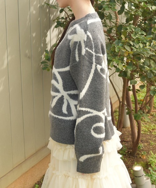 GUCCI フリルリボンセーター S セール】フロントフリルリボンニット（ニット/セーター）｜TITTY&CO