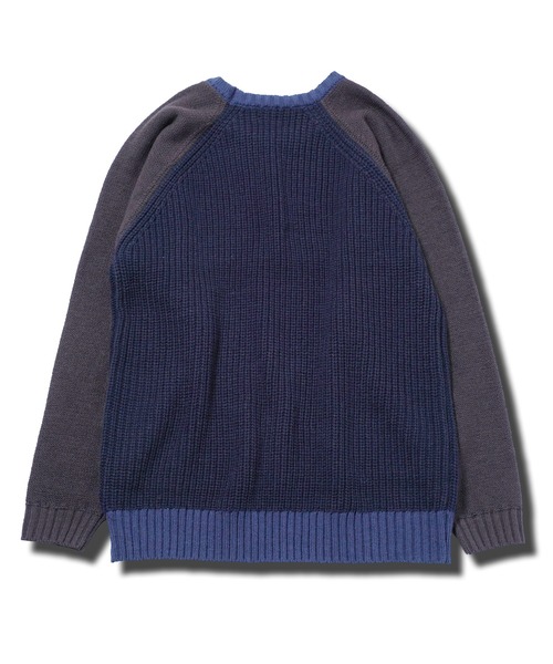 JIGGYS SHOP（ジギーズショップ） セーター ニット 3色配色 ローゲージ