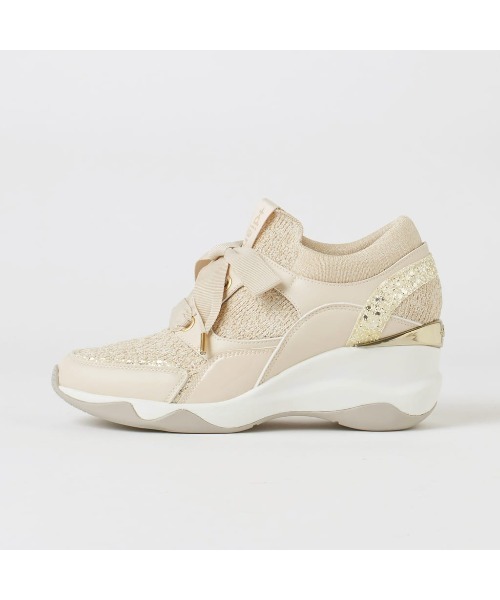 diana（プラスダイアナ） スニーカー 「撥水加工」ニットコンビ