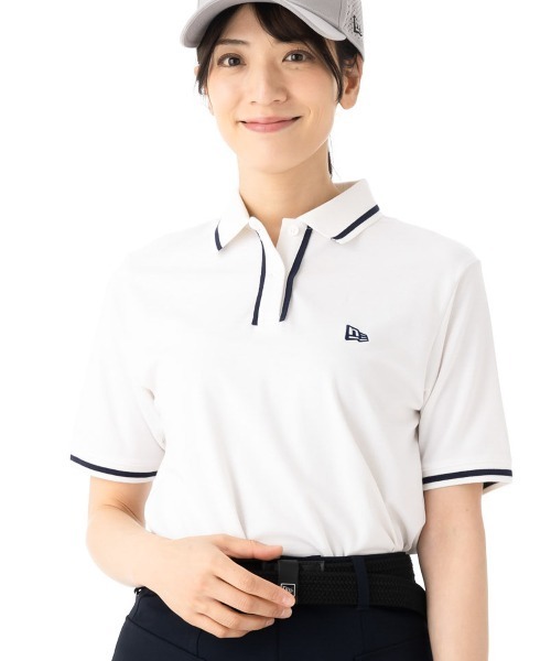 未使用品 NEW ERA GOLF ポロシャツ サイズL レディース ニューエラ NEW ERA ポロシャツ ポロ ニューエラレディースゴルフ 半袖