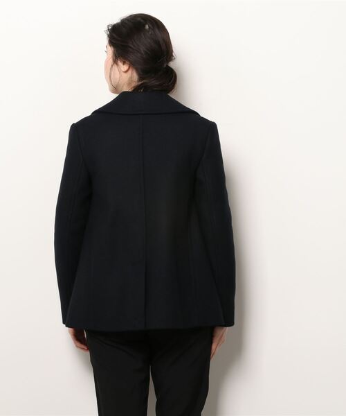 「LACOSTE」 ピーコート 36 ネイビー レディース_画像3