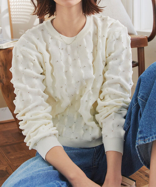 ニット+セーター pokopoko over top FREAK'S STORE（フリークスストア） ニット セーター 限定展開