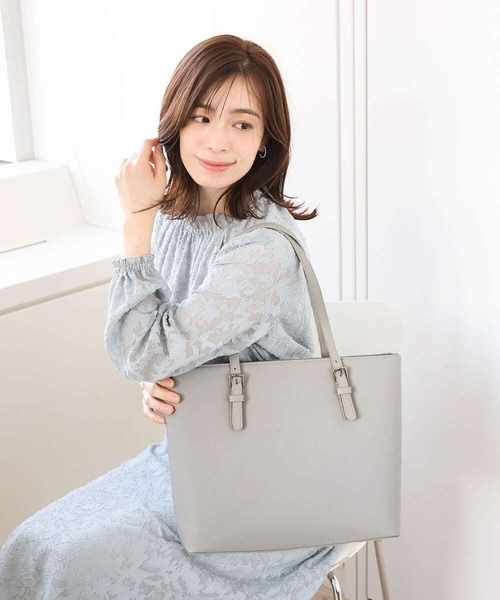 MK MICHEL KLEINレディース ピンク　スクエアトートバッグ エムケーミッシェルクラン バッグ MK MICHEL KLEIN BAG [2WAY