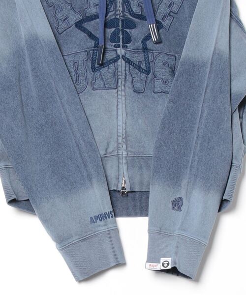 AAPE BY A BATHING APE パーカー ZIP UP HOODIE レディース