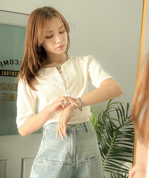 【超特価sale開催】  classicalelf カーディガン 大人の抜け感カジュアル。綿100 トップス