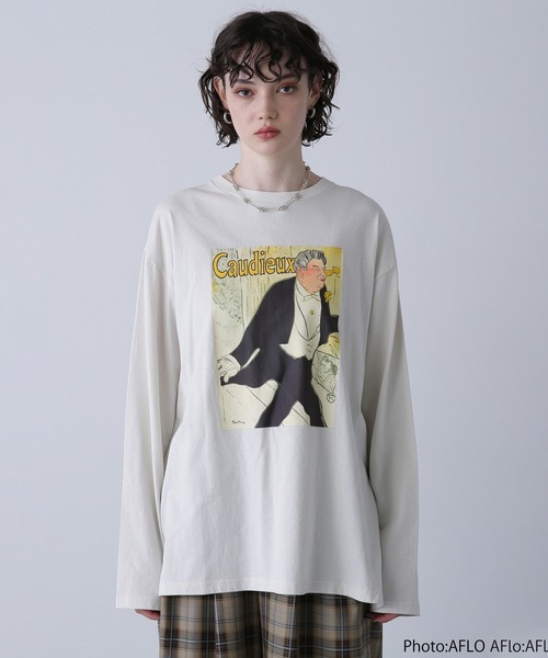 ROSE BUD tシャツ (CREOLME)グラフィックロングTシャツ