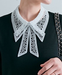 つけ襟 付け襟 リボン デザイン レース : ZOZOTOWN Yahoo!店 - 通販