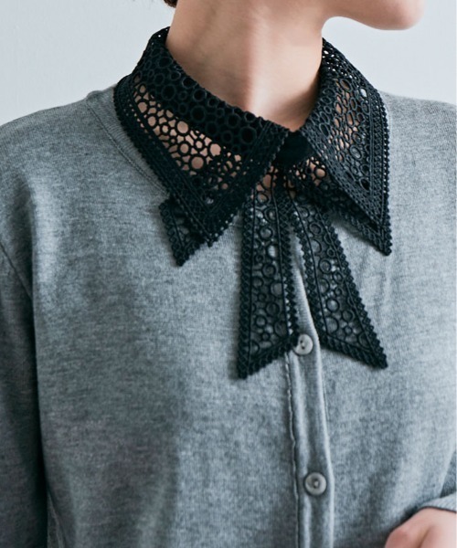 つけ襟 付け襟 リボン デザイン レース 付け襟 | ブランド登録なし | 14