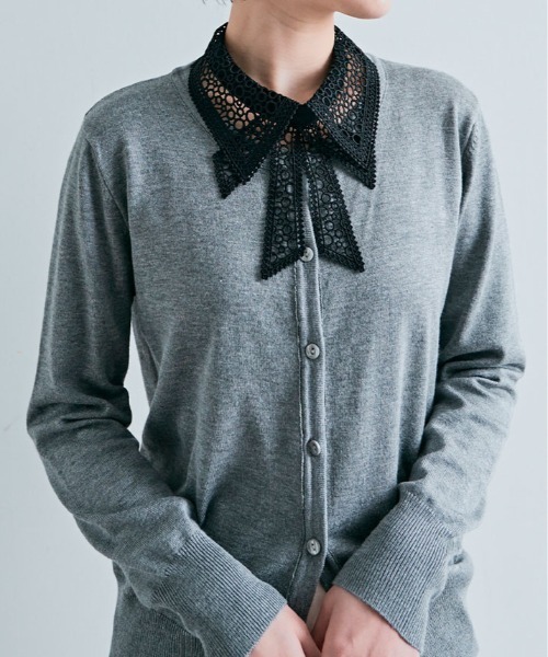 つけ襟 付け襟 リボン デザイン レース 付け襟 | ブランド登録なし | 17