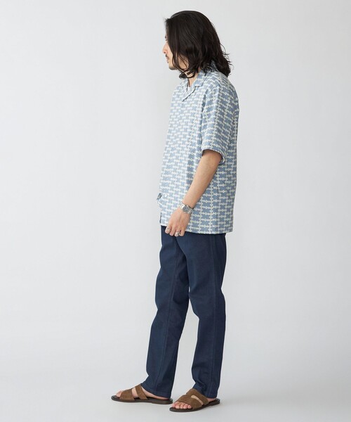 SHIPS（シップス） シャツ SHIPS: オープンカラー エンブロイダリー