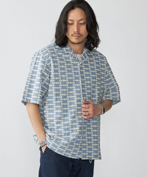 ships ワタベ　ボーイズスリーブシャツ　110 SHIPS シャツ SHIPS: オープンカラー エンブロイダリー ショート