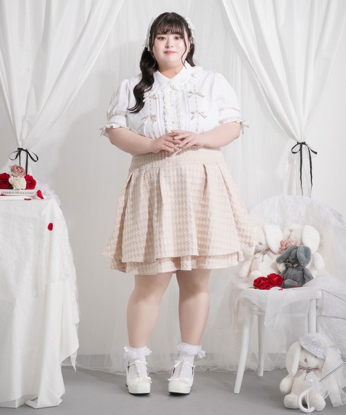 Diable baiser（ディアブルベーゼ） スカート 「4Lー6L」千鳥柄