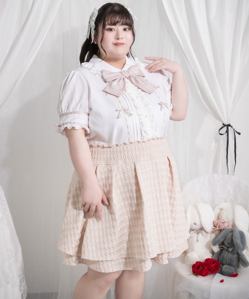 DOLCE&GABBANA ティアードスカート ローズ　プリーツ　バタフライ スピンドルダブルプリーツスカート ｜ LIZ LISA（リズリサ）公式通販