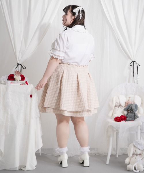 Diable baiser（ディアブルベーゼ） スカート 「4Lー6L」千鳥柄