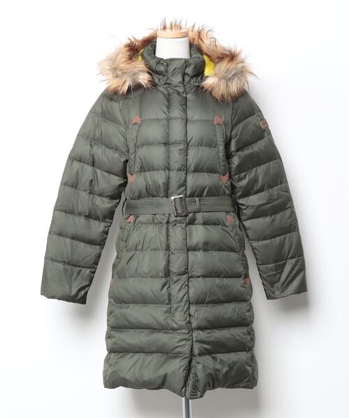 AIGLE（エーグル） ダウンコート M グリーン レディース : ZOZOTOWN