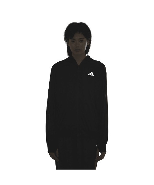 adidas コート アウター アディダス UVニット フルジップ