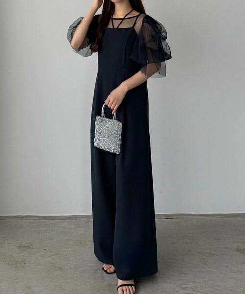 callautia サロペット オーバーオール 「オケージョン対応/紐