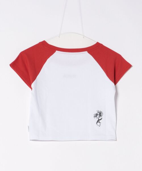 RVCA（ルーカ） tシャツ 半袖 Tシャツ 刺繍ロゴ ショート丈 ミニT