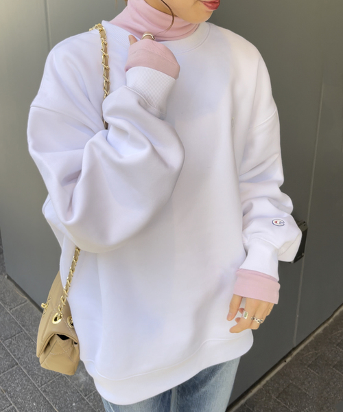 Champion 「Champion」 スウェットカットソー FREE ライトグレー