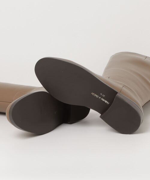 「ODETTE E ODILE」 ロングブーツ 22.5cm ブラウン レディース_画像3