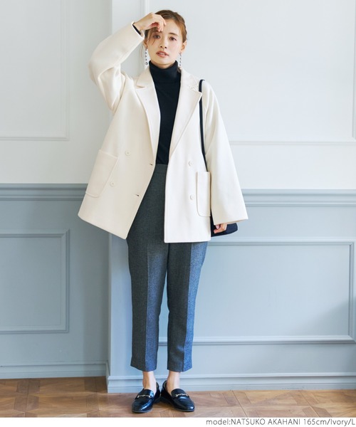 「coca（coca）」 ジャケット M アイボリー レディース_画像6