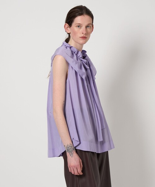 <AEWEN MATOPH>オーガンジー フレア ノースリーブブラウス UNITED ARROWS LTD. OUTLET｜<AEWEN MATOPH>オーガンジー フレア
