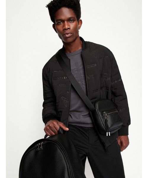 「ARMANI EXCHANGE」 長袖ニット LARGE ブラック メンズ_画像4