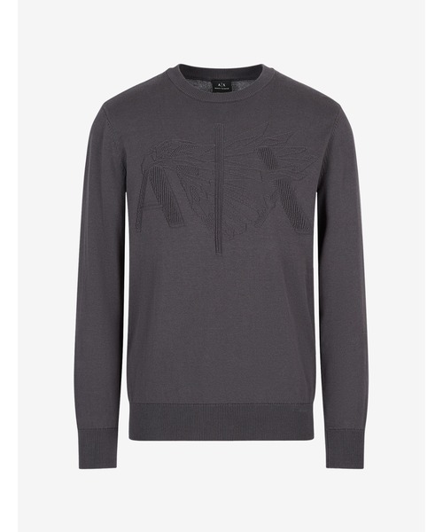 「ARMANI EXCHANGE」 長袖ニット LARGE ブラック メンズ_画像6