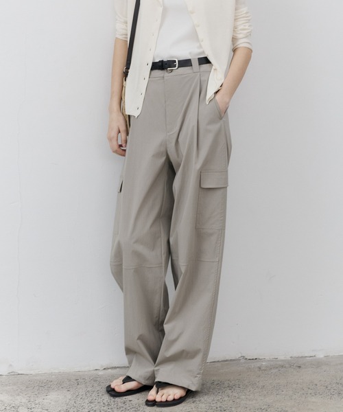 オリーブ色カーゴパンツ ルーズフィット セール】Loose fit cargo pants/ルーズフィット カーゴパンツ