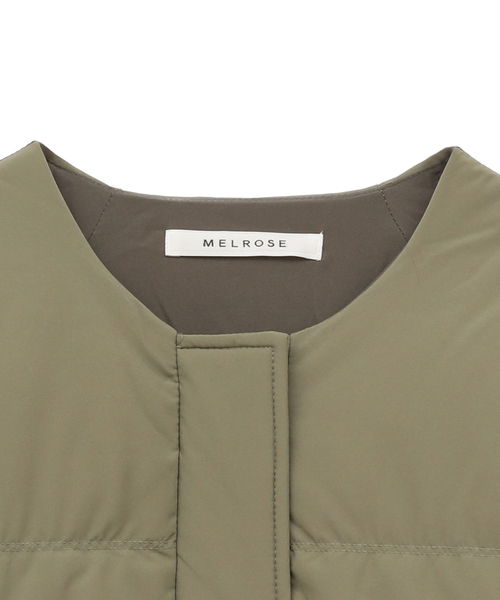 「MELROSE claire」 ダウンジャケット FREE アイボリー レディース_画像3