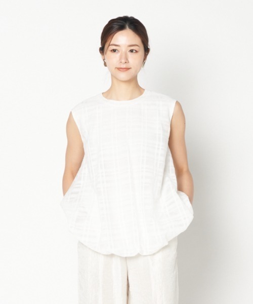 ブラウス シャツ BALLOON HEM BLOUSE レディース