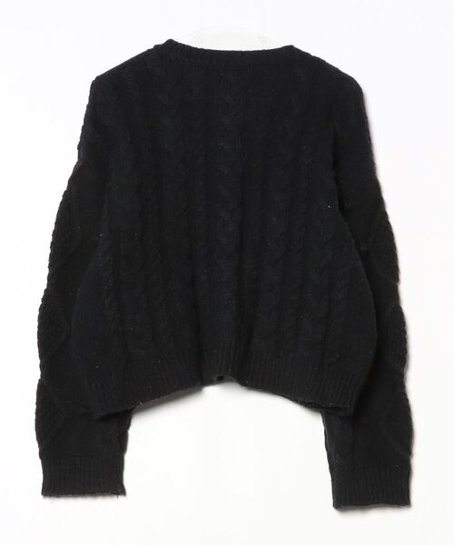 LOWRYS FARM（ローリーズファーム） ニットカーディガン FREE ブラック