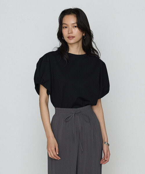 tシャツ アルビ二天竺パフスリーブ Tシャツ レディース