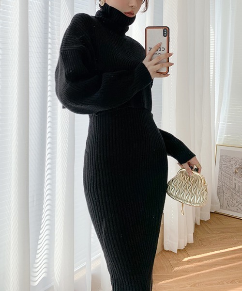 「Jasmine Grandiflorum」 コンビワンピース FREE ブルー レディース_画像9