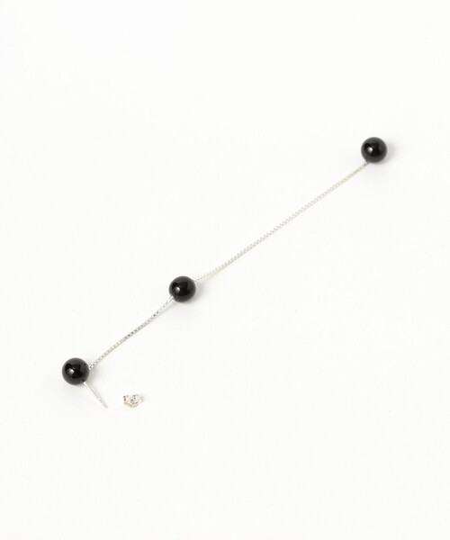 SASKIA DIEZ（サスキアディツ） ピアス Saskia Diez / 3Drop Onyx
