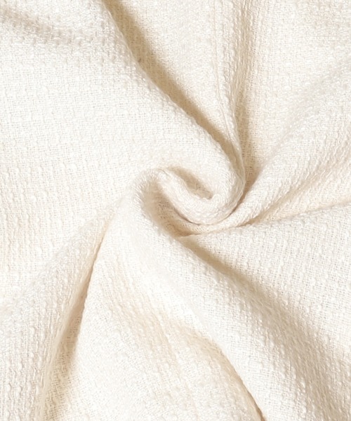 「coca（coca）」 ツイードジャケット M アイボリー レディース_画像5