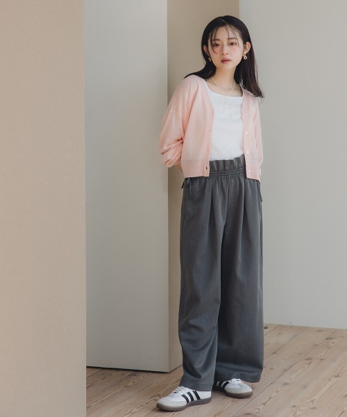 カーディガン 小さいサイズ　ショート丈ニットカーディガン　低身長さん・小柄女性 レディース Petitjo カーディガン 小さいサイズ ショート丈ニット