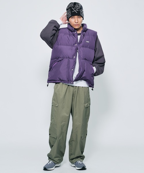 XLARGE（エクストラ ラージ） ダウンベスト X-LARGE グリーン メンズ