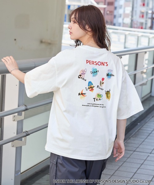 PERSONZ 　30thTシャツ PERSON'S/パーソンズ 別注 グラフィックデザインプリント 刺繍