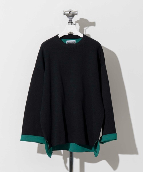 「MAISON SPECIAL」 長袖ニット 1 オフホワイト メンズ