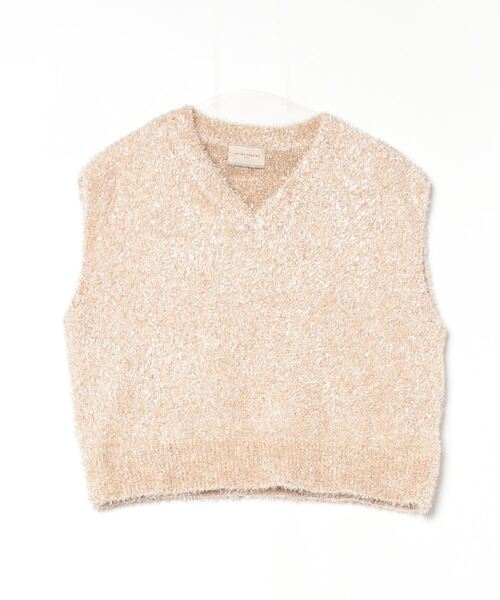 UNITED ARROWS オフ ニットベスト FREE UNITED ARROWS - 【OFF WHITE】【FREE】フォックス カシミヤ