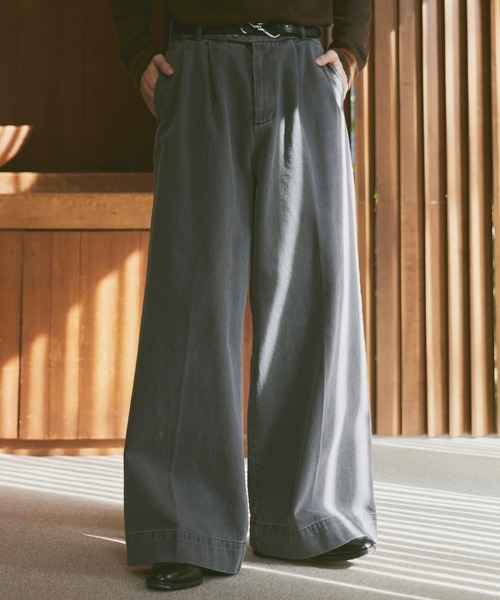 soerte スラックス soerte スラックス Wide straight slacks/ワイドストレート