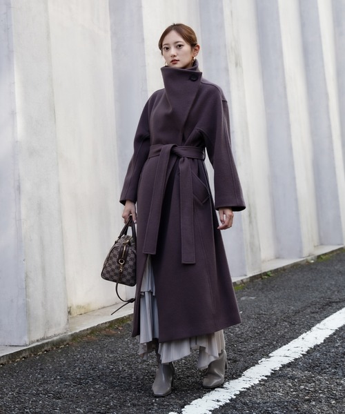 SNIDEL（スナイデル） ステンカラーコート 1 ブラウン レディース