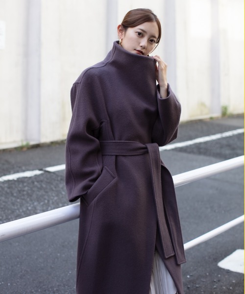 SNIDEL（スナイデル） ステンカラーコート 1 ブラウン レディース