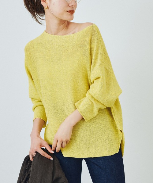 「Plage」 長袖ニット FREE ピンク レディース plage 「Plage」 長袖ニット - ピンク レディース : ZOZOTOWN