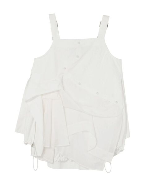 UN3D.WRAP SHIRT CAMISOLE ダブルラップシャツキャミソール UN3D. ブラウス シャツ PATTERN MIX SHIRT CAMISOLE